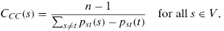 Current-Flow Closeness Centrality