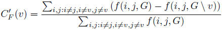 Flow Betweenness Centrality